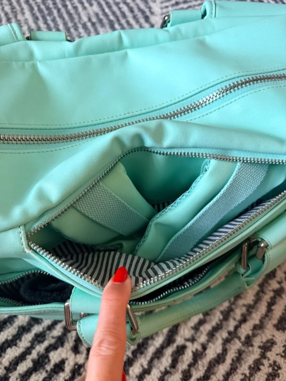 House of Flynn | Blue Mint Evermore Camera Bag | Photographer Tote w/ Dividers